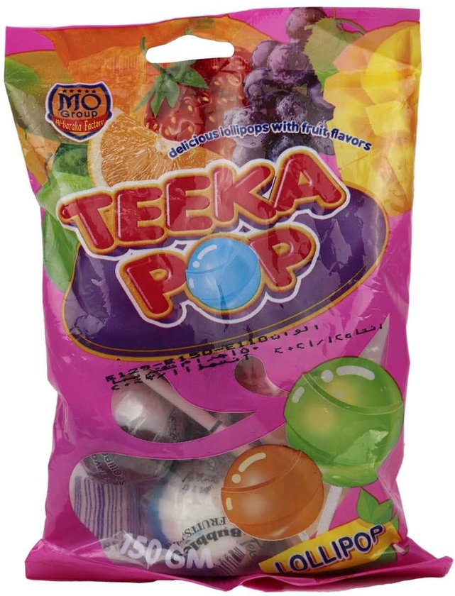 Teeka Pop Lollipop with Fruits - 150 gram