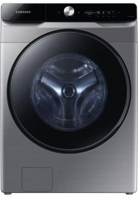Samsung 18 Kg Front Loading Combo Washing Machine Silver, 100% drying, WD18T6300GP