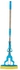 PVA Sponge Mop With Telescopic Pole Blue/Silver/Yellow 63x7x18centimeter