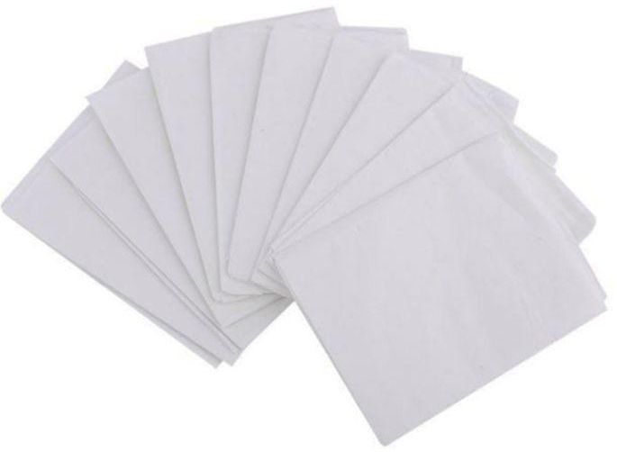 10-Piece Disposable Paper Toilet Seat Cover White 11x8x0.5 centimeter