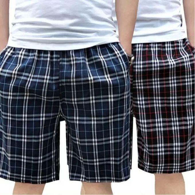 Fashion Mens Underwear Boxers Checked Classic Cotton - 2 Pack