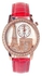 Liplasting Eiffel Tower Women Diamond Watches Fashion Exquisite Quartz Wristwatches - Red