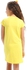 Izor Girls Printed Cap Sleeves Nightgown - Yellow