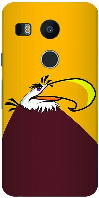 Stylizedd Google Nexus 5X Slim Snap Case Cover Matte Finish - The Mighty Eagle - Angry Birds