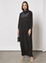 Abaya With Contrasting Fabric