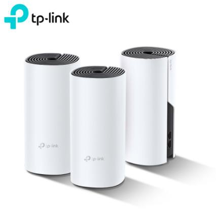 TP-Link Deco E4 AC1200 Mesh WiFi Router Wi-Fi System Wireless Range Extender (3 Pack)