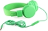 Tcetoctre Headset# Adjustable Foldable Kid Wired Headband Earphone Headphones With Mic Stereo Bass-Green
