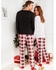 Bear Plaid Family Christmas Pajama Set - Red - Mom Xl