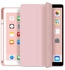 جراب iPad 9th 8th من الجيل السابع لجهاز iPad 10.2 بوصة 2021 2020 & 2019 جراب واقٍ مع حامل أقلام رصاص مع غطاء خلفي ناعم من البولي يوريثان للنوم التلقائي باللون الوردي