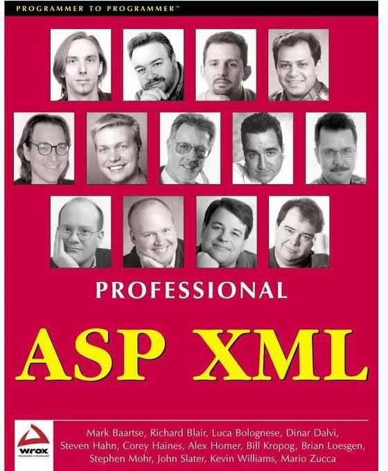 Generic Professional ASP XML by Mark Baartse - Paperback