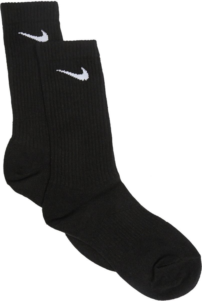 Nike NKSX4704-001 3 Pack Sport Socks for Men, Black