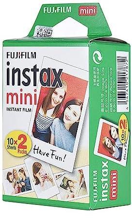 Fujifilm Instax Mini 20 Sheets White Film Photo Paper Snapshot Album Instant Print for Fujifilm Instax Mini 7s/8/25/90/9