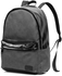 RAHALA 3550 Leather School Backpack Waterproof Travel Casual Laptop Bag, Grey