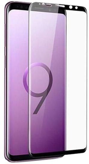 3D Curved Tempered Glass Screen Protector For Samsung Galaxy S9 Plus Clear/Black