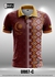 U007 Batik Songket Sublimation Polo Collar T-shirt - 10 Sizes (As Picture)