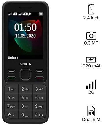 هاتف 150 إصدار (2020) ثنائي الشريحة، ذاكرة رام سعة 4 ميجابايت، يدعم تقنية 2G، لون أسود