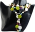 VP Jewels Multipurpose Oriental Color Pearls with Round Shells Long Necklace