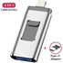 Compatible For Iphone Ipad 4 In 1 Otg Usb Flash Drive Hd Usb 3.0 Flash Memory Pendrive 128gb Android Cell Phone Micro Usb Type C
