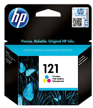 HP 121 Tri-color Ink Cartridge (CC643HE)