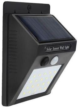 Generic 20-LED Wireless Motion Sensor Solar Light Wall Lamp