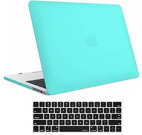 Hard Case and Keyboard Skin for MacBook Pro 15in 2017 & 2016 (Turquoise)