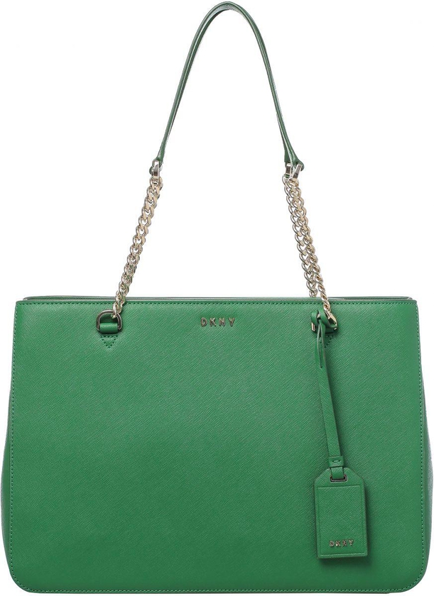 DKNY R461140808-309 Bryant Park Chain Shopper Bag for Women - Viridian