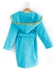 Milk&amp;Moo Cool Coala Kids Robe, 100% Cotton Kids Bathrobe, Ultra Soft and Absorbent Hooded Bathrobe for Girls and Boys, Turquoise Color, Suitable for 5-6 Years