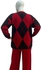 Knitted Slip On Pajama - Red_Black.