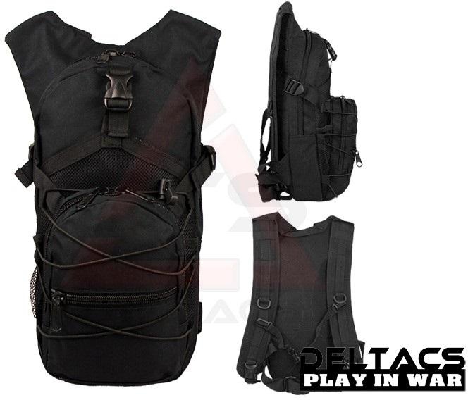 Deltacs Tactical Hydration Back Pack (Black)