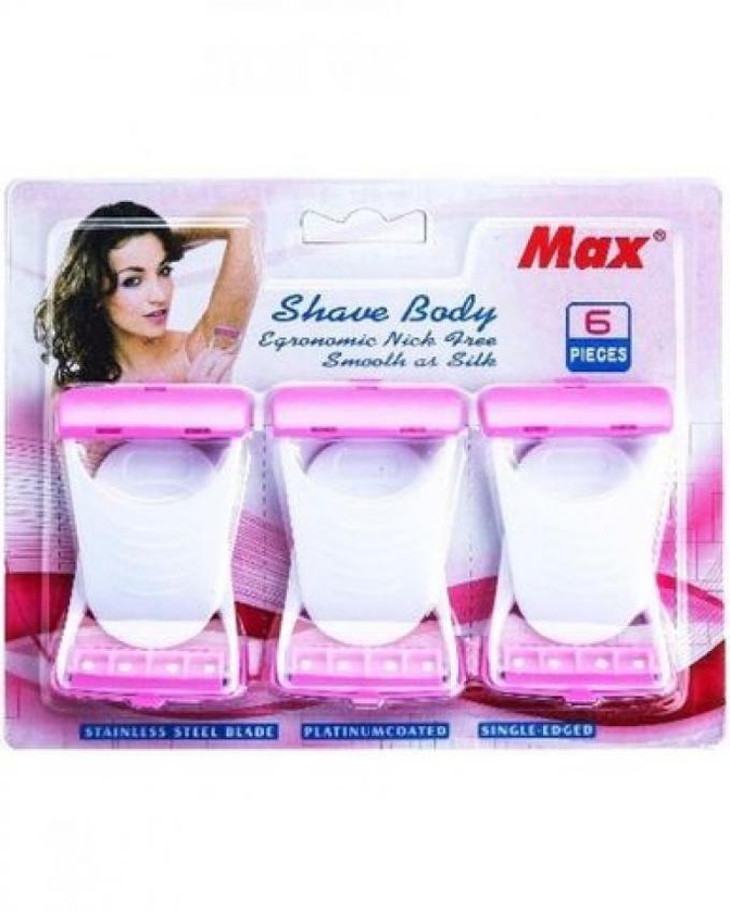 Disposable Blades - 6 Pcs - For Women - Pink