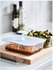 IKEA 365+ حاوية طعام مع غطاء - مستطيل زجاج/سليكون 1.0 ل
