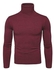 Fashion Warm Pull Neck Sweater - Maroon