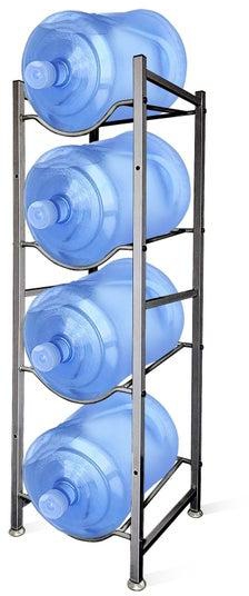 4 Tier Water Bottle Holder Heavy Duty Water Bottle Stand Storage For Kitchen Home And Office