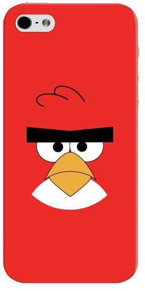 Stylizedd Slim Snap Case Cover Matte Finish for Apple iPhone SE / 5 / 5S - Red, Angry Birds