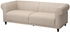VISKAFORS 3-seat sofa - Lejde light beige/brown