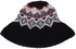Fashion Ladies Knitted Hat Jacquard Pattern Black