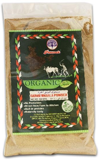 Peacock Organic Garam Masala Powder - 100 g