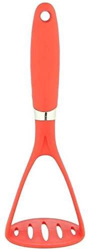 Potato And Vegetables Masher With Silicon Handle - Red91168_ with two years guarantee of satisfaction and quality