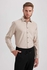 Defacto Modern Fit Buttondown Polo Neck Flanel Long Sleeve Shirt