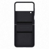 Samsung Galaxy Z Flip4 Flap Leather Cover, Black