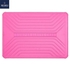Generic No Zipper Laptop Case For Macbook Pro Air 13 15+Free Keyboard Cover Super Slim PVC Laptop Sleeve For Macbook Pro 13(Pink) JTX