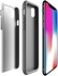 Stylizedd Apple iPhone X Dual Layer Tough Case Cover Matte Finish - When Words Fail (White Tape)