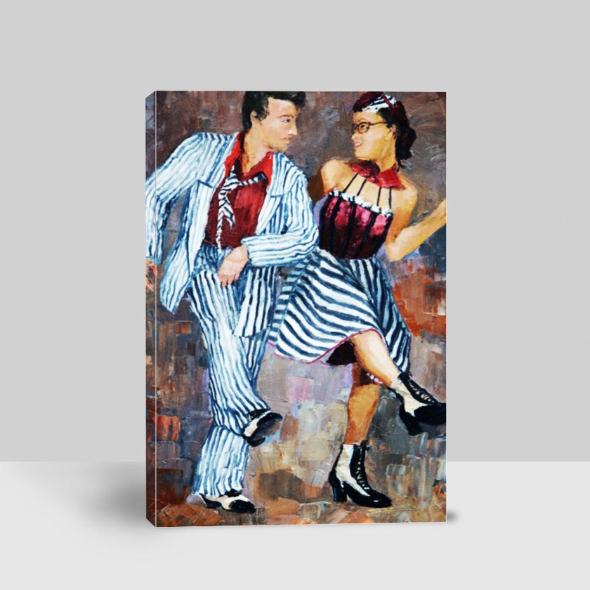 Oil Painting,Dancers Digital Painting/Tango Dancers