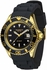 Madison NY - Olivia Ladies Black Dial Silicone Watch