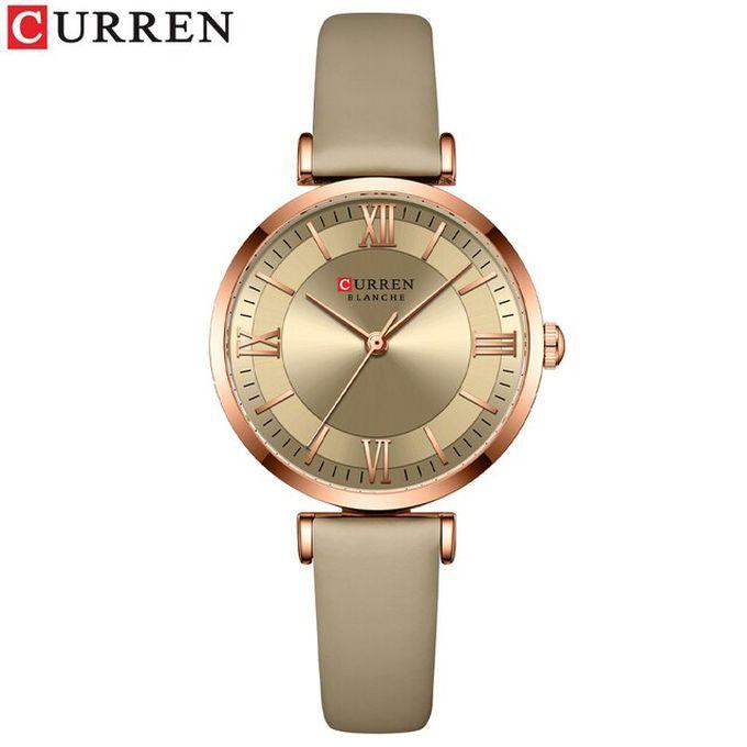 Curren CURREN 9079 Women's Leather Quartz Watch Fashion Ladies Wristwatch