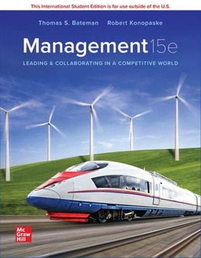 Mcgraw Hill Management: Leading & Collaborating In A Competitive World:ISE ,Ed. :15