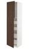 METOD / MAXIMERA خزانة عالية مع بابين/4 أدراج, أبيض/Stensund بيج, ‎60x60x220 سم‏ - IKEA