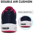 Mishansha Women's Running Walking Shoes Breathable Air Cushion Sneakers, Dark Purple, 9