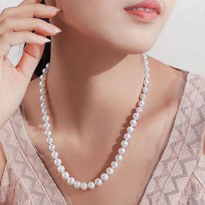 Fashion Chain, Necklace And Luxury Pearl Women's Collier Trend