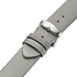 Philip Stein 1-IPL 18mm Leather Silver Watch Strap, Platinum, Modern